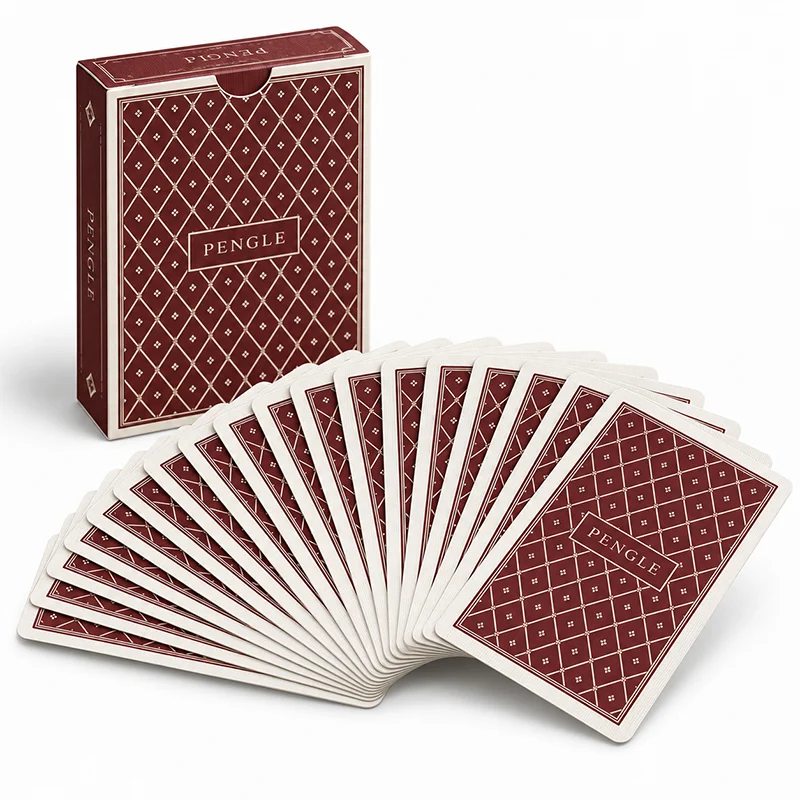 Custom linen finish playing cards